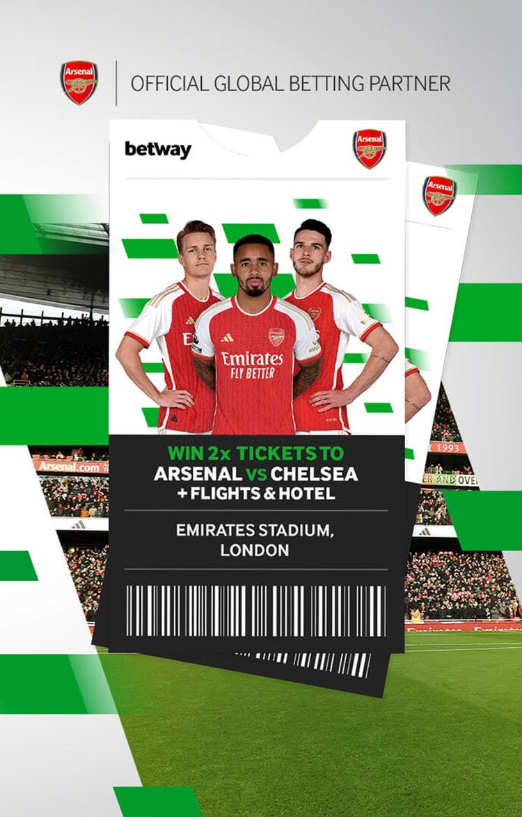 Win a trip for two to London to watch Arsenal